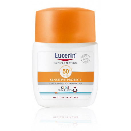 Eucerin Sun Kids Sensitive Protect SPF50+ šķidrums pret sauli bērniem 50 ml.