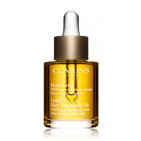 Clarins Lotus Face Treatment Oil eļļa jauktai/taukainai sejas ādai 30 ml.
