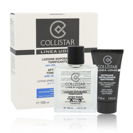 Collistar Men komplekts vīriešiem (100 ml. losjons pēc skūšanās + 30 ml. krēms pretgrumbu)