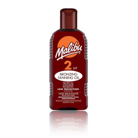 Malibu Bronzing Tanning Oil SPF 2 aizsargājoša eļļa sekmējošs iedegumu 200 ml