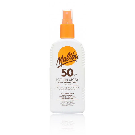 Malibu Lotion Spray SPF 50 izsmidzināms losjons pret sauli 200 ml