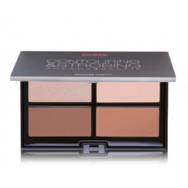 Pupa Contouring & Strobing Powder Palette палитра для контурирования 17.5 g 001 Light Skin