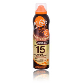 Malibu Continuous Spray SPF 15 izsmidzināms losjons pret sauli ar sviesta koka eļļu 175 ml