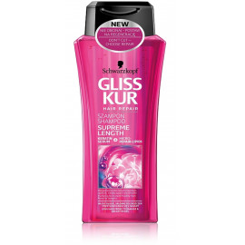 Schwarzkopf Gliss Kur Supreme Lenght šampūns gariem matiem 400 ml.