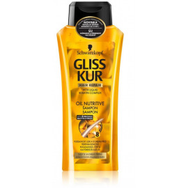 Schwarzkopf Gliss Kur Oil Nutritive šampūns gariem, ar tieksmi sazaroties matiem