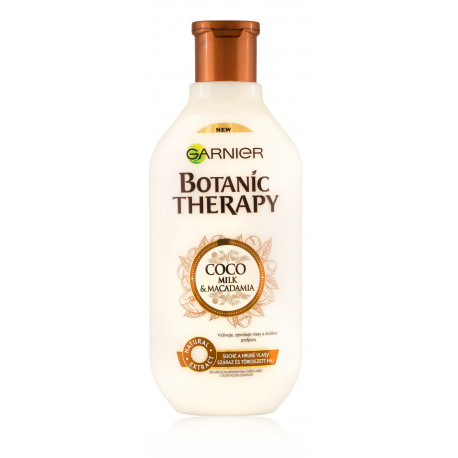 Garnier Botanic Therapy Coco Milk & Macadamia Shampoo šampūns sausiem matiem 400 ml.