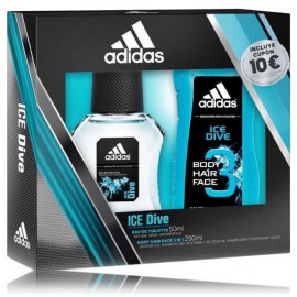 Adidas Ice Dive komplekts vīriešiem (50 ml. EDT + dušas želeja 250 ml.)