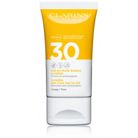 Clarins Invisible Sun Care Gel-to-Oil SPF 30 гель солнцезащитный для лица 50 мл.