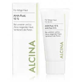 Alcina AHA Facial Fluid 10% очищающий флюид для лица 50 мл.