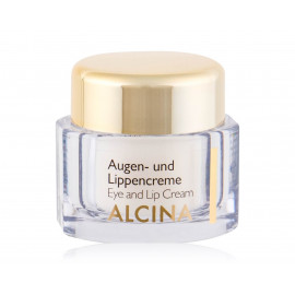 Alcina Eye and Lip Cream mitrinošs acu un lūpu ādas krēms 15 ml.