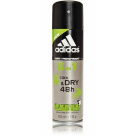 Adidas 6in1 Cool & Dry 48h izsmidzināms antiperspirants vīriešiem 200 ml.