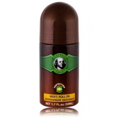 Cuba Green rullīša dezodorants vīriešiem 50 ml.