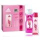 Adidas Fruity Rhythm komplekts sievietēm (75 ml. EDT + dušas želeja 250 ml.)