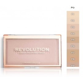 Makeup Revolution Matte Base matējoša efekta kompaktpūderis 12 g