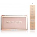 Makeup Revolution Matte Base matējoša efekta kompaktais pūderis 12 g