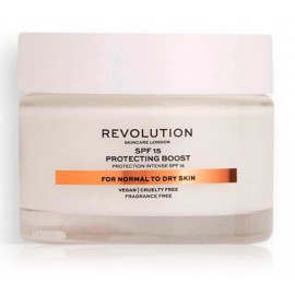 Makeup Revolution Protecting Boost dienas mitrinošs sejas krēms ar SPF15 50 ml