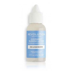 Makeup Revolution Overnight Blemish Lotion Anti-Imperfections atsvaidzinošs sejas losjons 30 ml.