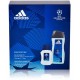 Adidas UEFA Champions League Dare Edition komplekts vīriešiem (50 ml. EDT + 250 ml. dušas želeja)