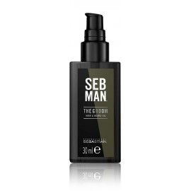 Sebastian Professional SEB MAN The Groom масло для волос и бороды 30 ml.