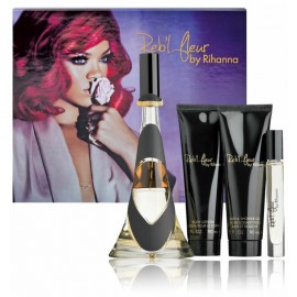 Rihanna Reb'l Fleur komplekts sievietēm (100 ml. EDP + 10 ml. EDP + 90 ml. losjons + 90 ml. dušas želeja)