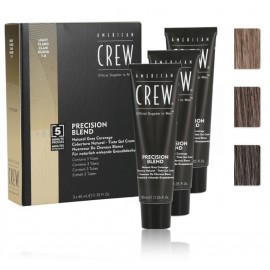 American Crew Precision Blend matu krāsa vīriešiem3 x 40 ml.