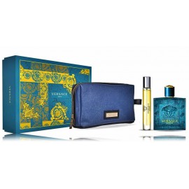 Versace Eros komplekts vīriešiem (100 ml. EDT + 10 ml. EDT + kosmētikas maciņš)